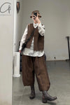 Aviva Jifei Xue single buckle vest SS23-SBCV-ACP bronze color PAJX3
